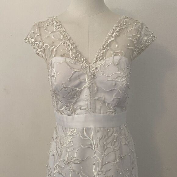 ModCloth Romantic Revelries Maxi Dress in White Size Small - Picture 4 of 15